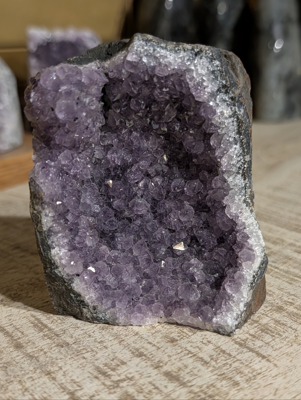 Trio (3) of Brazilian Amethyst Deep Purples 1lb Each - Picture 15 of 16